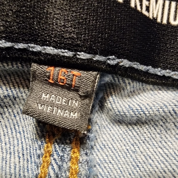 Torrid Bombshell Flare Jeans Light Wash Whisker Stretch 16T - Picture 16 of 16